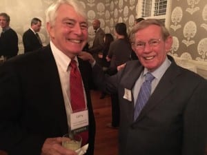 ACEC-SC National Director Larry Hargrove speaks with Speaker Pro Tempore Hugh Leatherman